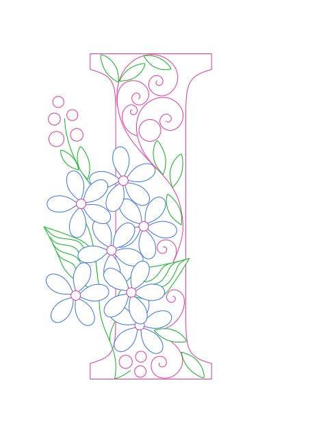 Paper Filigree Painting Kit - Letters - www.Shopthatapp.com