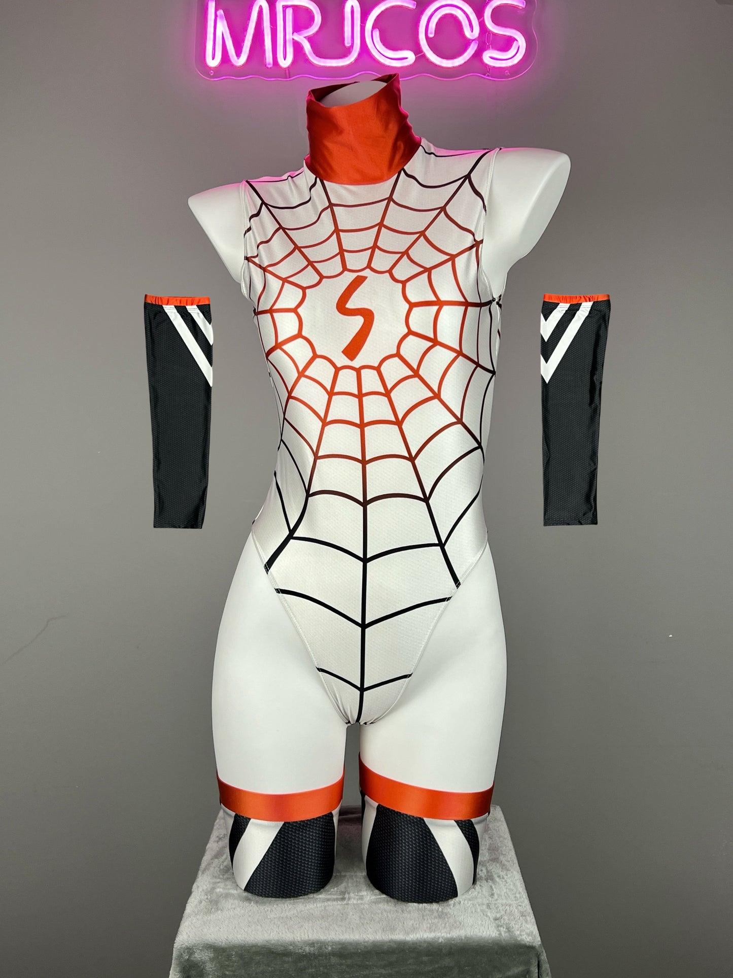 Woman Super Hero Spandex Open Crotch Cosplay Bodysuit Sexy Lingerie - www.Shopthatapp.com