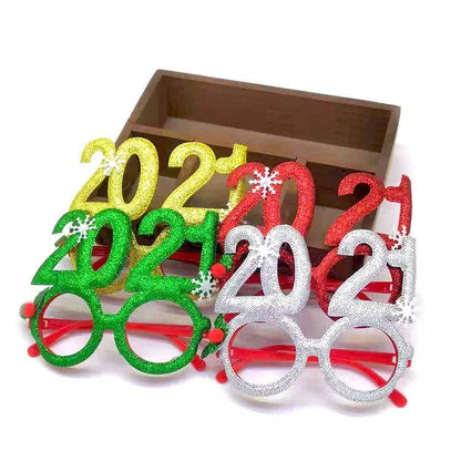 Party Christmas Children's Toys Christmas Luminous Glasses Frame - www.Shopthatapp.com