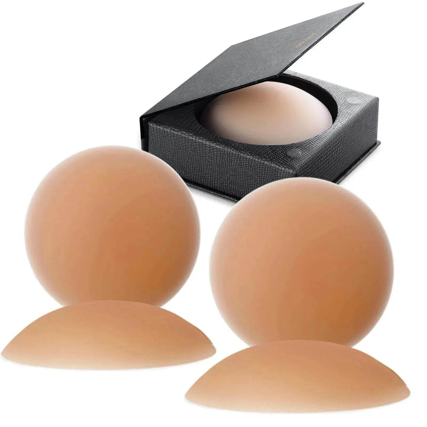 2 Pairs Reusable Adhesive Sticky Breast petals Nipple Patches - www.Shopthatapp.com