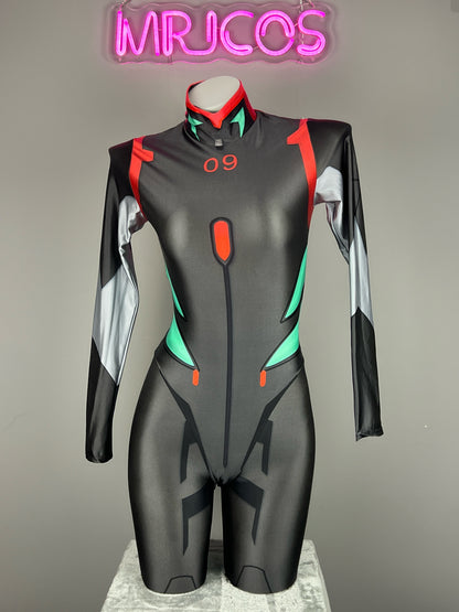 Anime Style Spandex Cosplay Open Crotch Bodysuit Costume Plug Suit - www.Shopthatapp.com