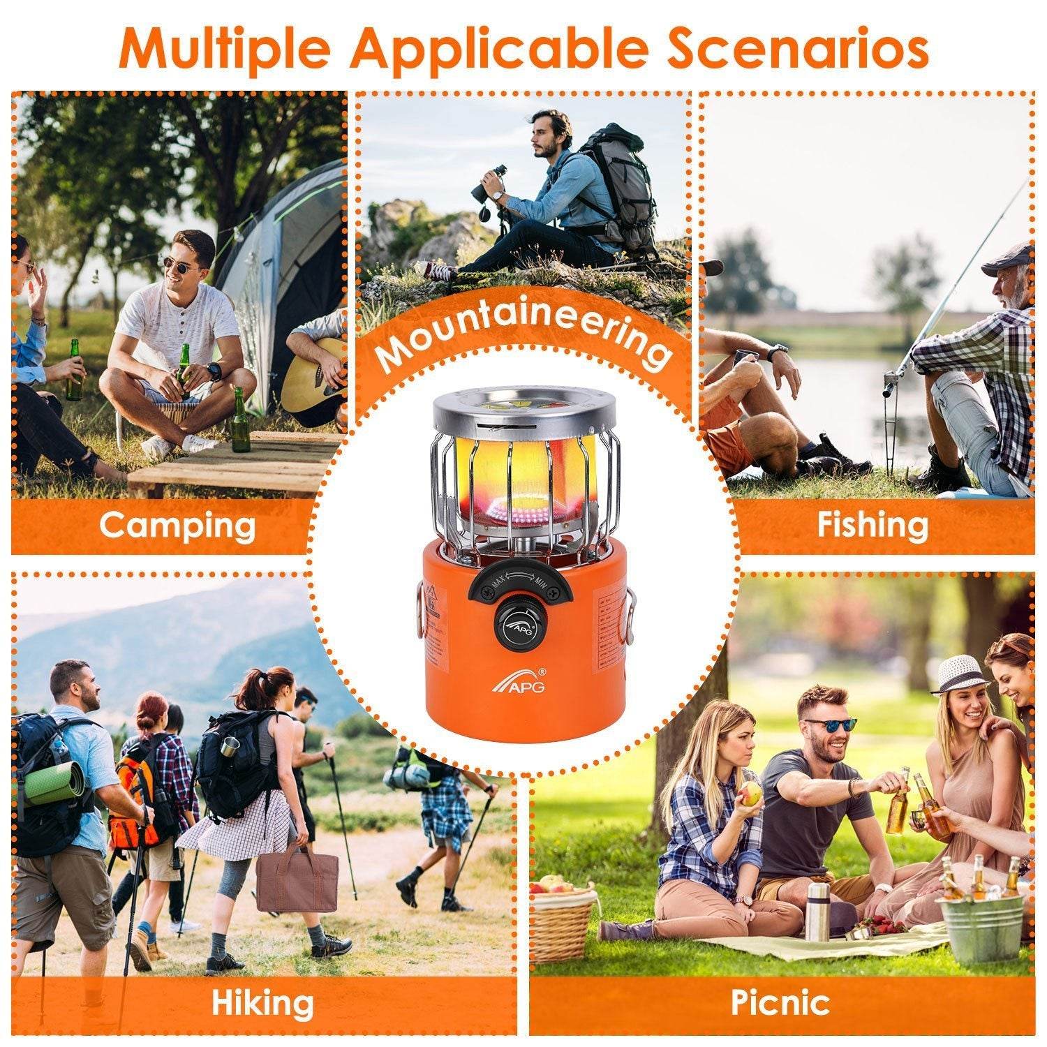 Portable Hiking Camping Outdoor Cooking Gas stove - www.Shopthatapp.com