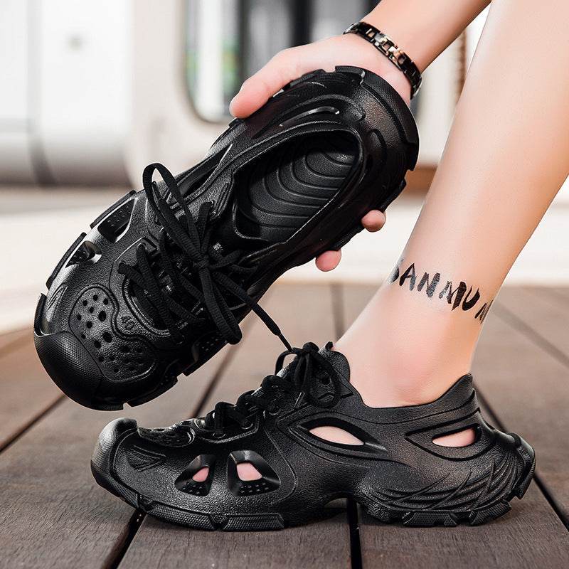 Non-slip Lace-up Sports Outdoor Men's Sandals - www.Shopthatapp.com