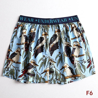 Cartoon Printed Cotton Men's Underwear Loose Boxer Short Breathable - www.Shopthatapp.com