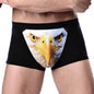 Printed Wolf Head Big Bird  Men's Boxer Briefs Underwear - www.Shopthatapp.com