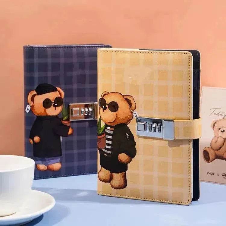 B6 Tide Card Password Book With Lock Senior Diary School Girls Creative Hand Ledger - www.Shopthatapp.com