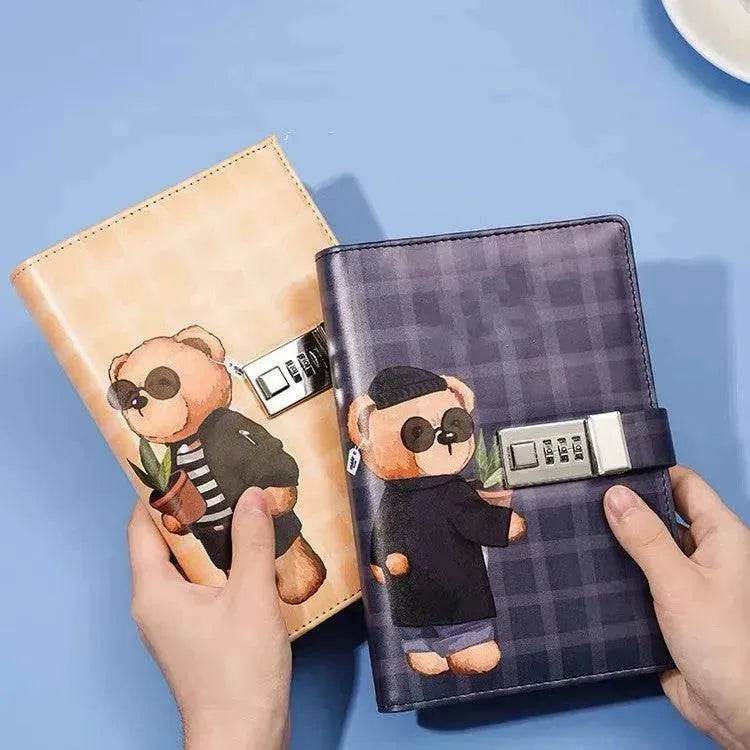 B6 Tide Card Password Book With Lock Senior Diary School Girls Creative Hand Ledger - www.Shopthatapp.com