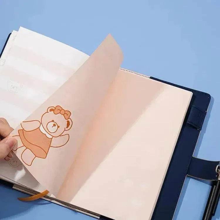 B6 Tide Card Password Book With Lock Senior Diary School Girls Creative Hand Ledger - www.Shopthatapp.com