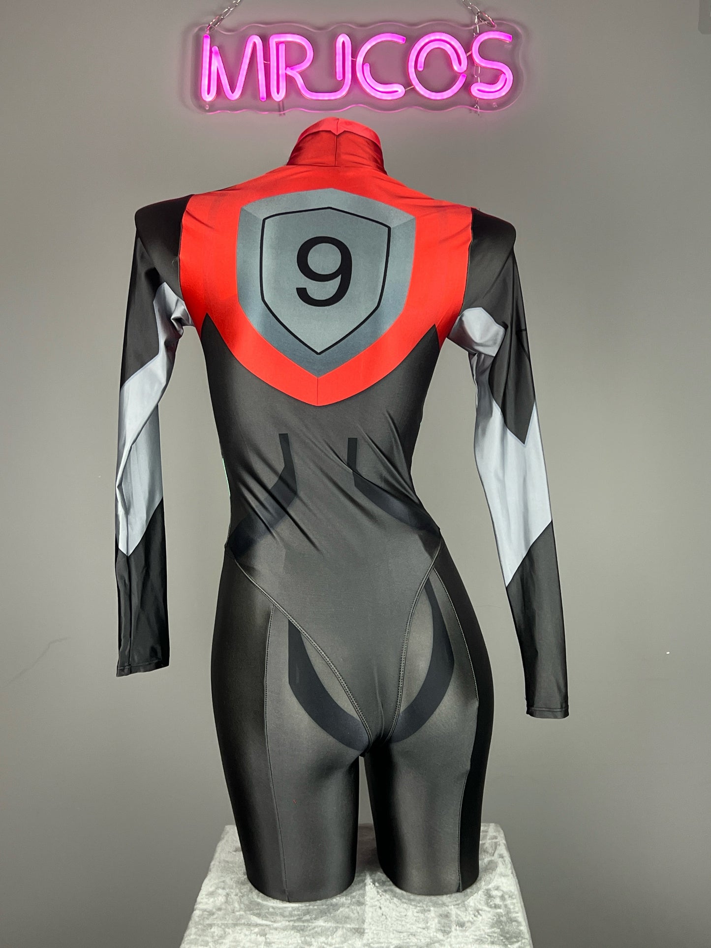Anime Style Spandex Cosplay Open Crotch Bodysuit Costume Plug Suit - www.Shopthatapp.com