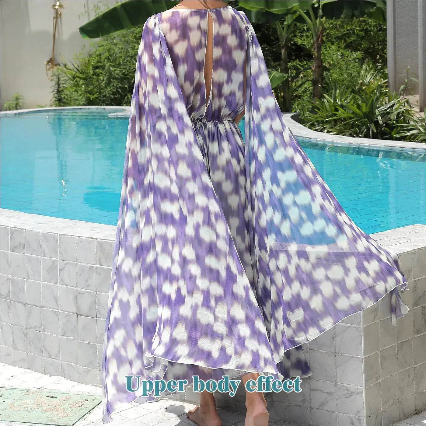 Casual New Floral Chiffon Long Dress - www.Shopthatapp.com