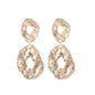 Jewelry Baroque Alloy Geometric Irregular Earrings - www.Shopthatapp.com