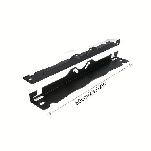 Heavy-duty Four-wheel Alignment Tool Pair, Upgraded Wheel Alignment Plate With Hanging Hole, Black And Silver - www.Shopthatapp.com