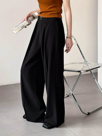 Corporate Wide Leg Pant Office Work Trouser Women - www.Shopthatapp.com