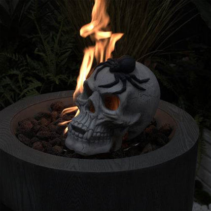 Demon Skull,Suitable For Outdoor Fireplace And Fire Pit, Halloween Decoration - www.Shopthatapp.com