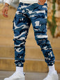 Multi-pocket Camouflage Ankle-tied Men's Military Casual Cargo Slim fit Pants trouser - www.Shopthatapp.com