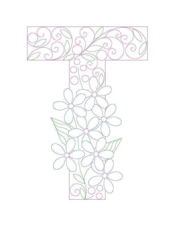 Paper Filigree Painting Kit - Letters - www.Shopthatapp.com