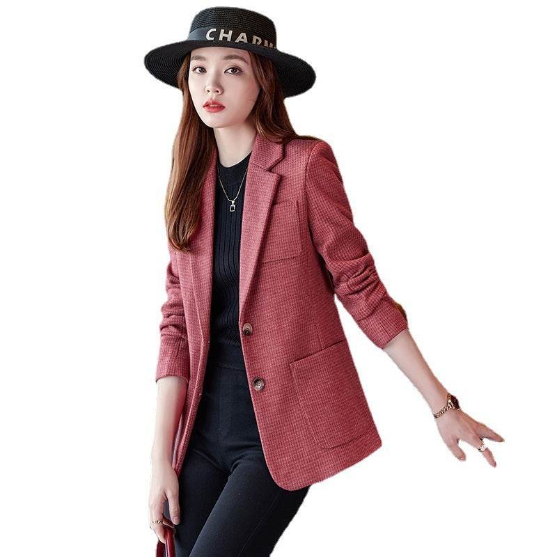 Professional office Business Tweed Blazer Women - www.Shopthatapp.com