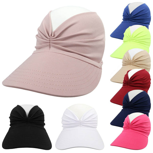 Summer Beach Visor Sun Hat for women Cross-border Spring Open Top UV protection Visor Hat