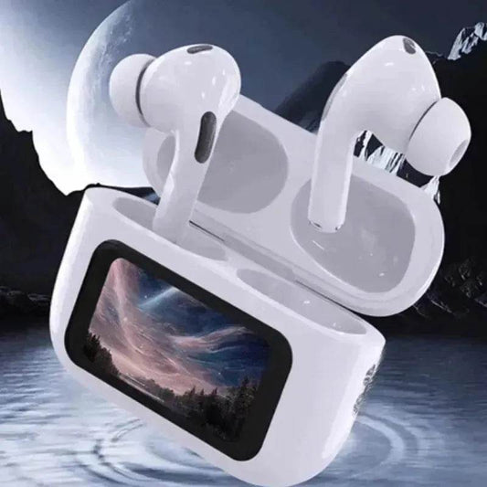 Touch Screen Bluetooth Headset With Screen TWS Active Noise Reduction - www.Shopthatapp.com