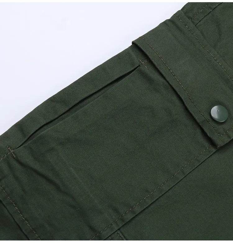 Straight Leg Cargo Pants Women High Waist Casual Baggy Pants - www.Shopthatapp.com