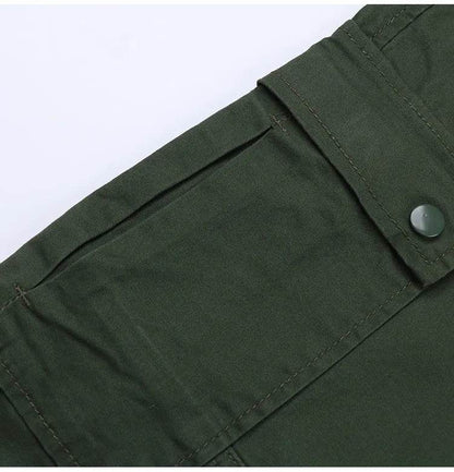 Straight Leg Cargo Pants Women High Waist Casual Baggy Pants - www.Shopthatapp.com