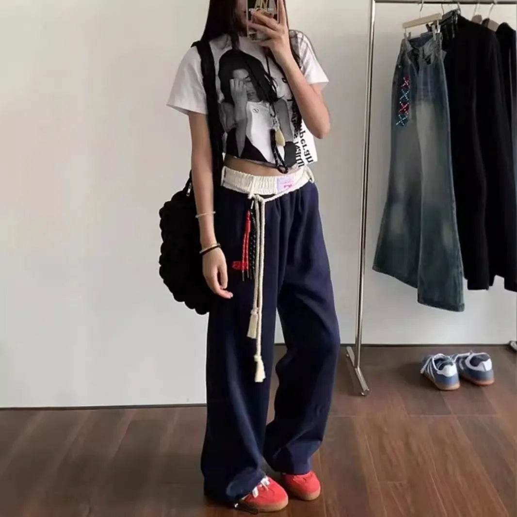 Sweatpant Women – High Waist Japanese & Korean Casual Pants - www.Shopthatapp.com