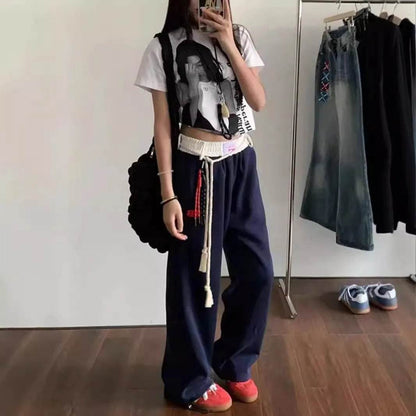 Sweatpant Women – High Waist Japanese & Korean Casual Pants - www.Shopthatapp.com