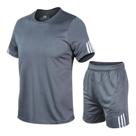 2pcs Men's Sportwear Soccer Football Active wear Fitness wear for men - www.Shopthatapp.com