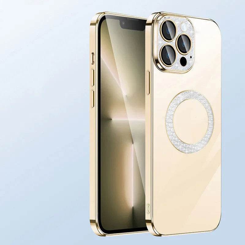 Electroplated TPU Transparent Apple Mobile phone Case - www.Shopthatapp.com