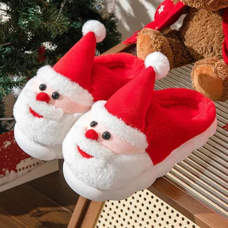 Santa Claus Home Thick-soled Non-slip Slippers - www.Shopthatapp.com