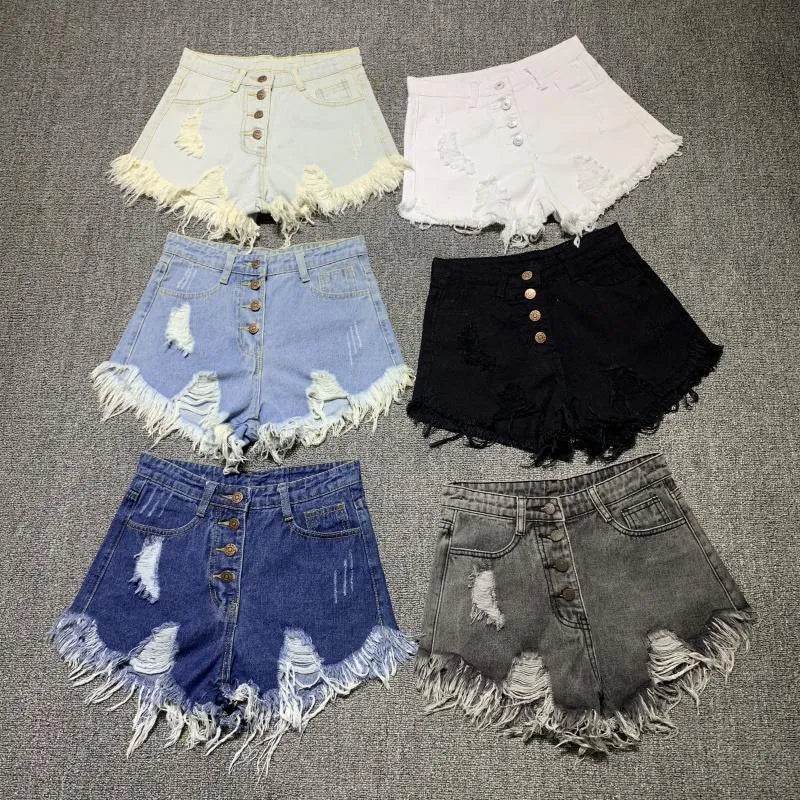 Casual Summer Women Denim Short High Waists Sexy Short Jeans - www.Shopthatapp.com