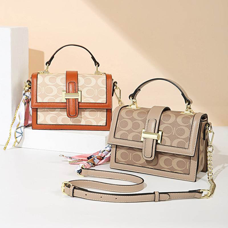 Vintage Printed PVC leather Shoulder Crossbody Bag for women - www.Shopthatapp.com