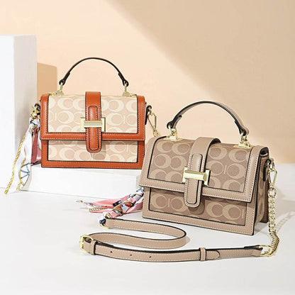 Vintage Printed PVC leather Shoulder Crossbody Bag for women - www.Shopthatapp.com