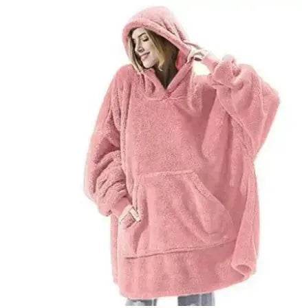 Thick Fleece Hooded Unisex Sweater Winter Double-sided Sweatshirt - www.Shopthatapp.com
