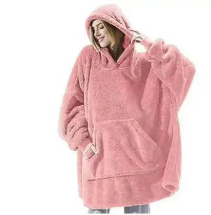 Thick Fleece Hooded Unisex Sweater Winter Double-sided Sweatshirt - www.Shopthatapp.com