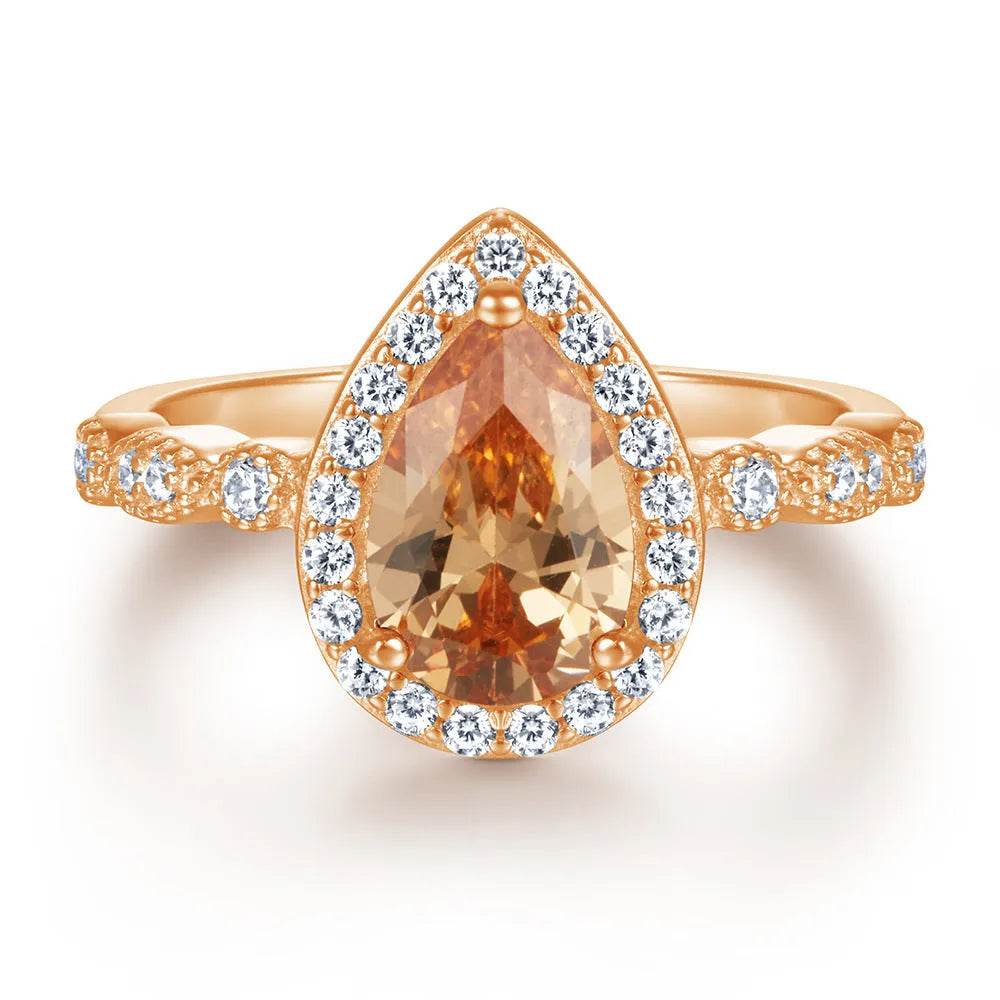 Fashion Ring Set Ladies 925 Sterling Silver Combination Wedding Ring women - www.Shopthatapp.com