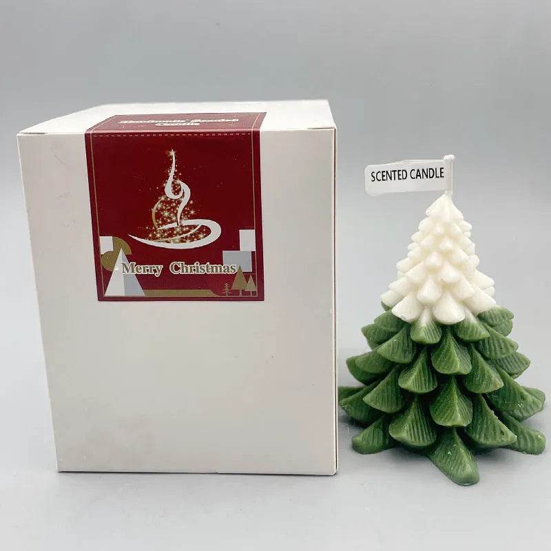 Christmas Tree Silicone Molds For DIY Christmas Creative Atmosphere Decoration Handmade Fragrant Candles - www.Shopthatapp.com