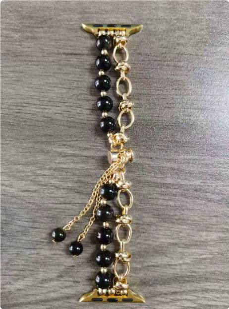 Women Fashion Smart watch Beaded Replacement Watch strap - www.Shopthatapp.com