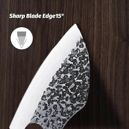 Vikings and Hand Forged Meat Cleaver Professional Chef Knife - www.Shopthatapp.com