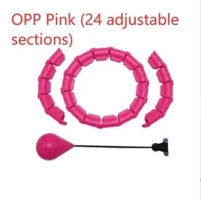 Abdominal Waist Trainer Smart Weighted Adjustable Hula Hoop - www.Shopthatapp.com