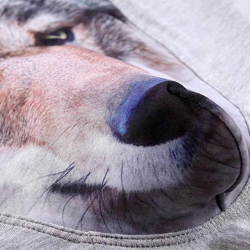 Printed Wolf Head Big Bird  Men's Boxer Briefs Underwear - www.Shopthatapp.com