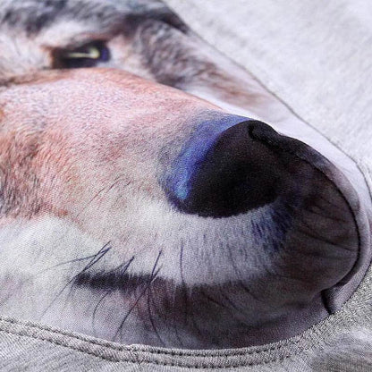 Printed Wolf Head Big Bird  Men's Boxer Briefs Underwear - www.Shopthatapp.com