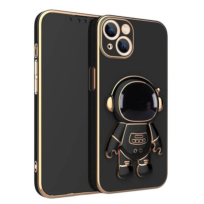3D Astronaut Phone Case Anti-Drop Electroplating Bracket - www.Shopthatapp.com
