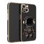 3D Astronaut Phone Case Anti-Drop Electroplating Bracket - www.Shopthatapp.com