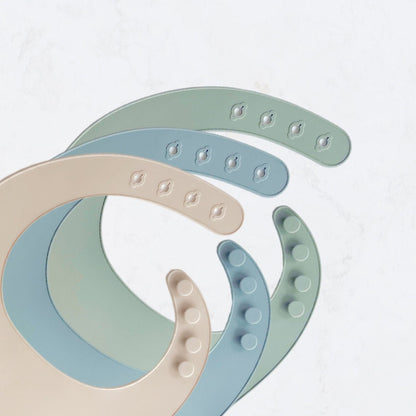Bavoirs en silicone - Lot de 3 