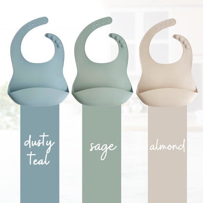 Bavoirs en silicone - Lot de 3 