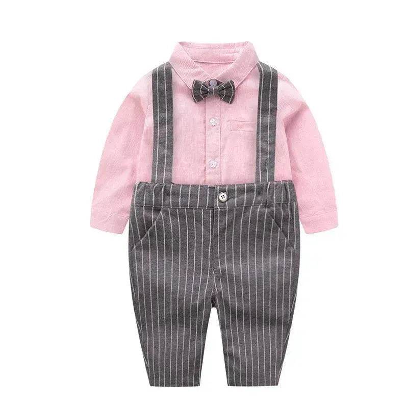 Baby Boy Clothes Gentleman Two-piece Suit Children Clothing - www.Shopthatapp.com
