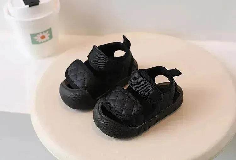 Baby Shoes Closed Toe Sandals Soft Bottom Toddler Shoes - www.Shopthatapp.com