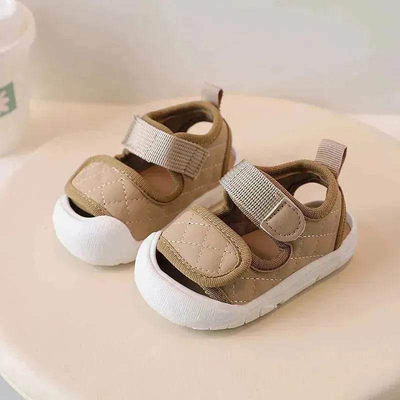 Baby Shoes Closed Toe Sandals Soft Bottom Toddler Shoes - www.Shopthatapp.com