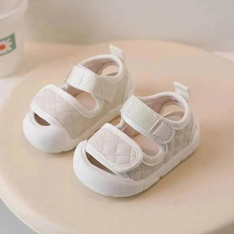 Baby Shoes Closed Toe Sandals Soft Bottom Toddler Shoes - www.Shopthatapp.com